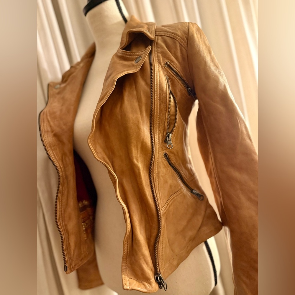 💥NEW with Tags! Free People VEGAN Leather Moto Jacket – LIMITED EDITION!…